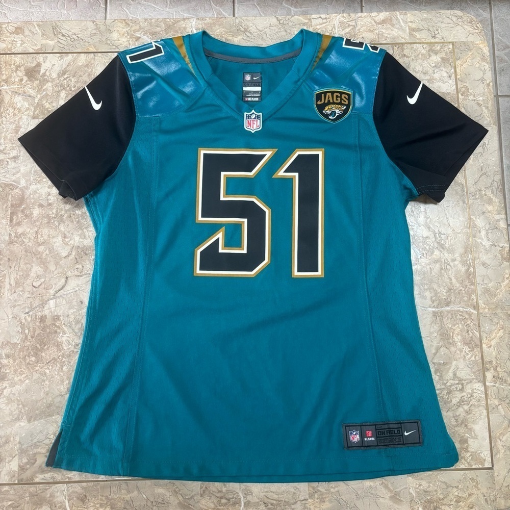 Nike NFL Jacksonville Jaguars #51 Paul Posluszny Women’s On-Field Jersey L